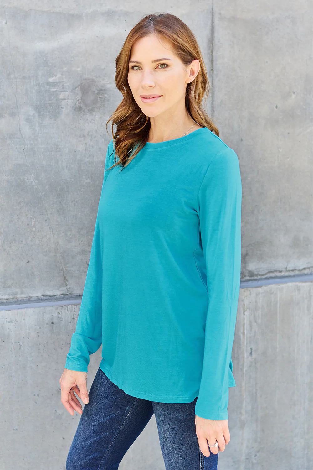 Basic Bae Full Size Round Neck Long Sleeve Top - Image 17