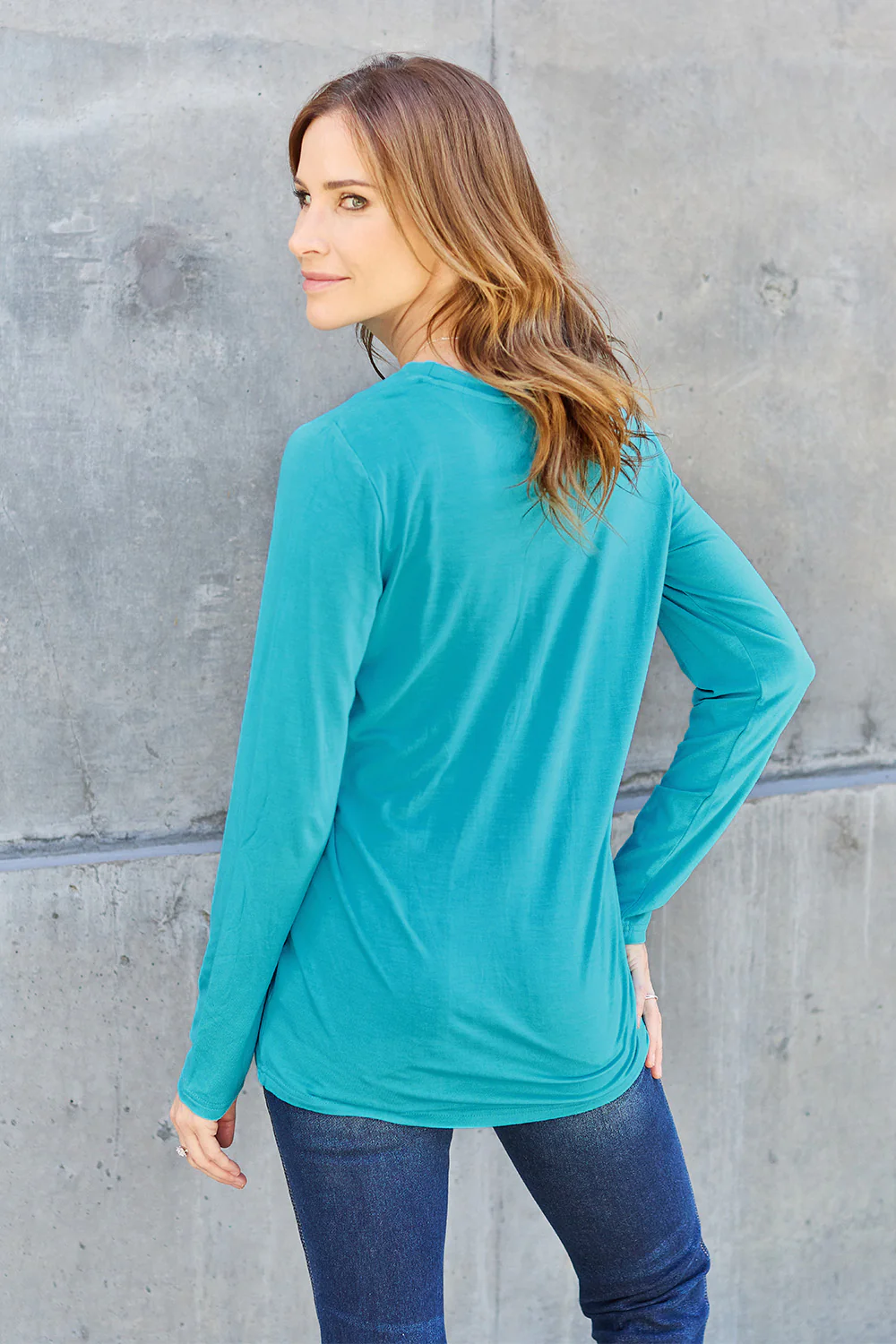 Basic Bae Full Size Round Neck Long Sleeve Top - Image 19