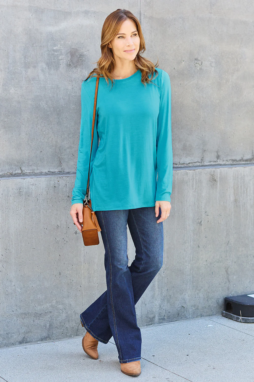Basic Bae Full Size Round Neck Long Sleeve Top - Image 21