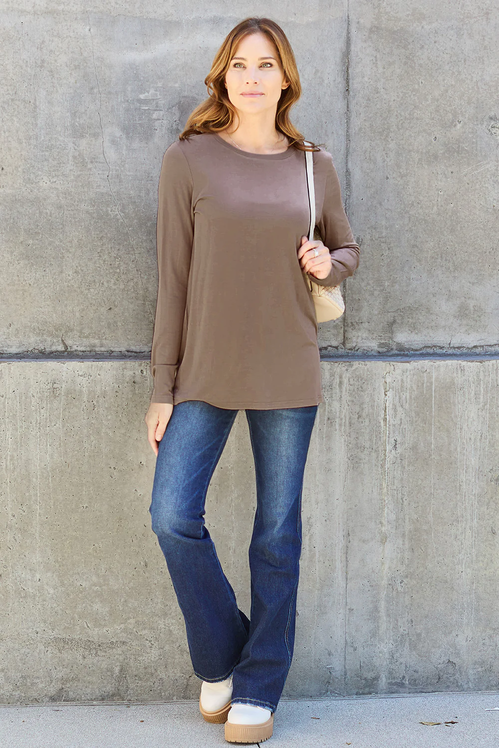Basic Bae Full Size Round Neck Long Sleeve Top - Image 26