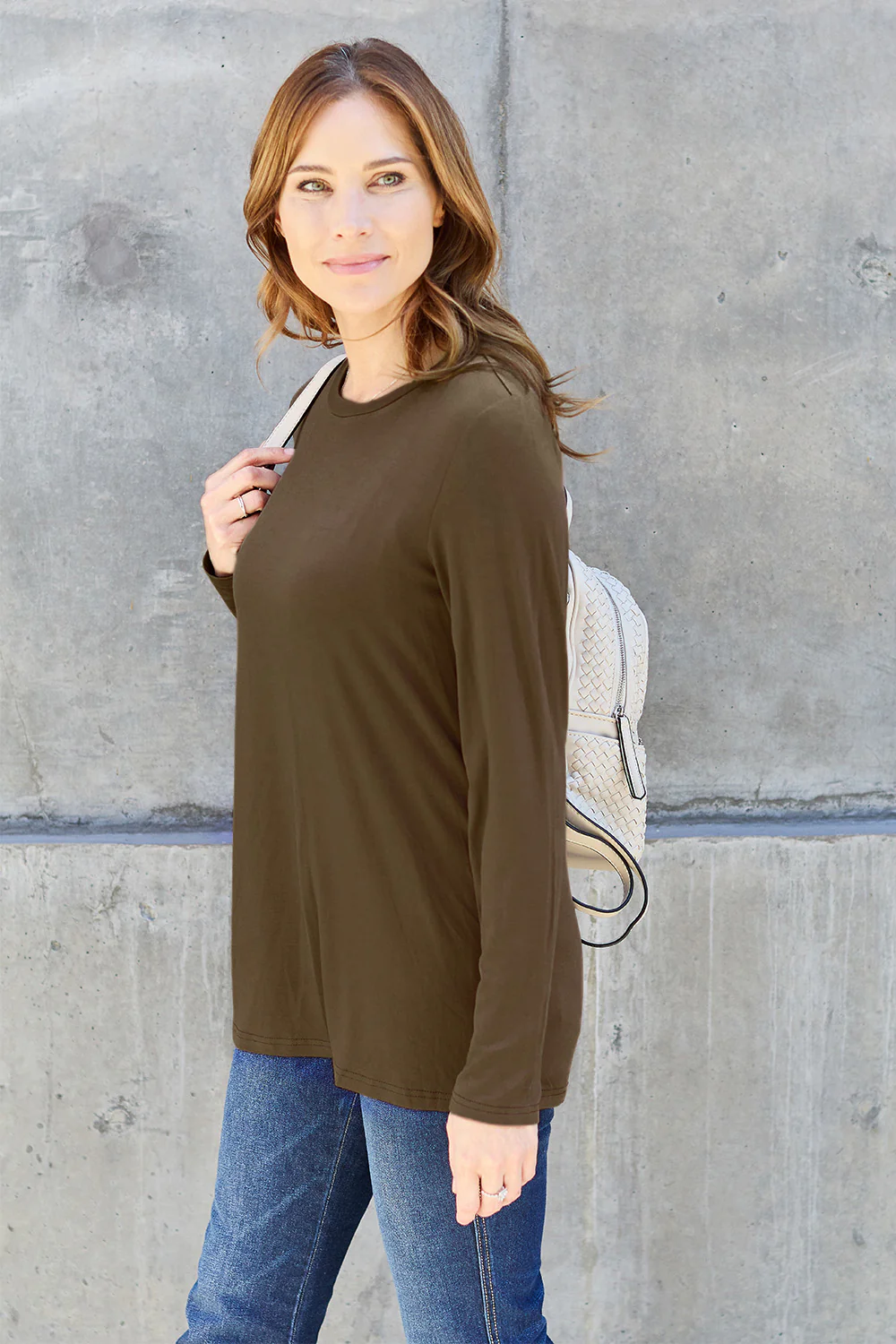 Basic Bae Full Size Round Neck Long Sleeve Top - Image 3