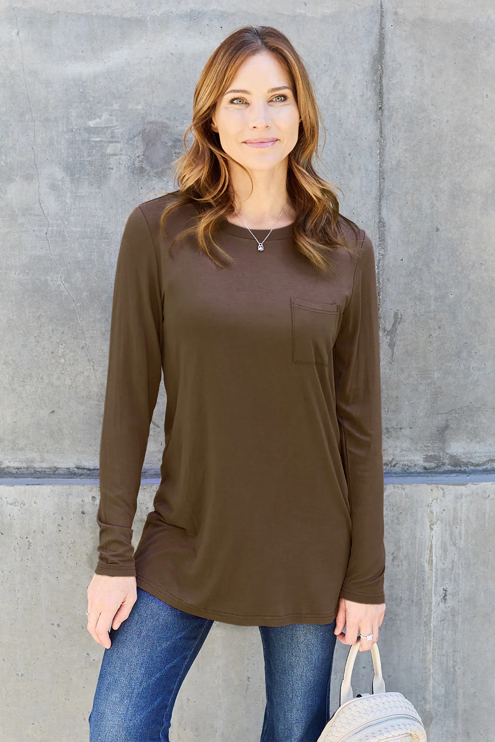 Basic Bae Full Size Round Neck Long Sleeve Top - Image 12