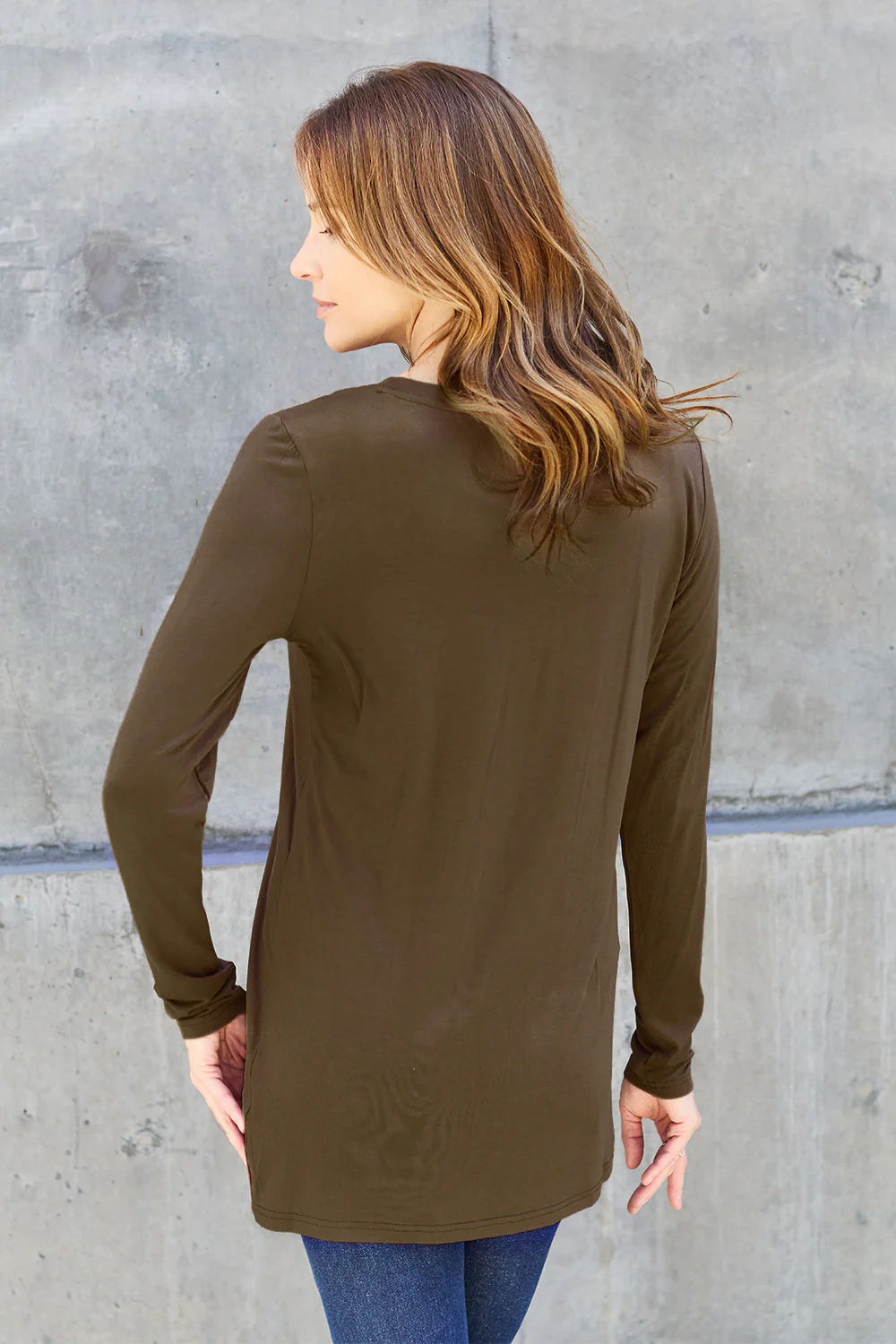 Basic Bae Full Size Round Neck Long Sleeve Top - Image 14