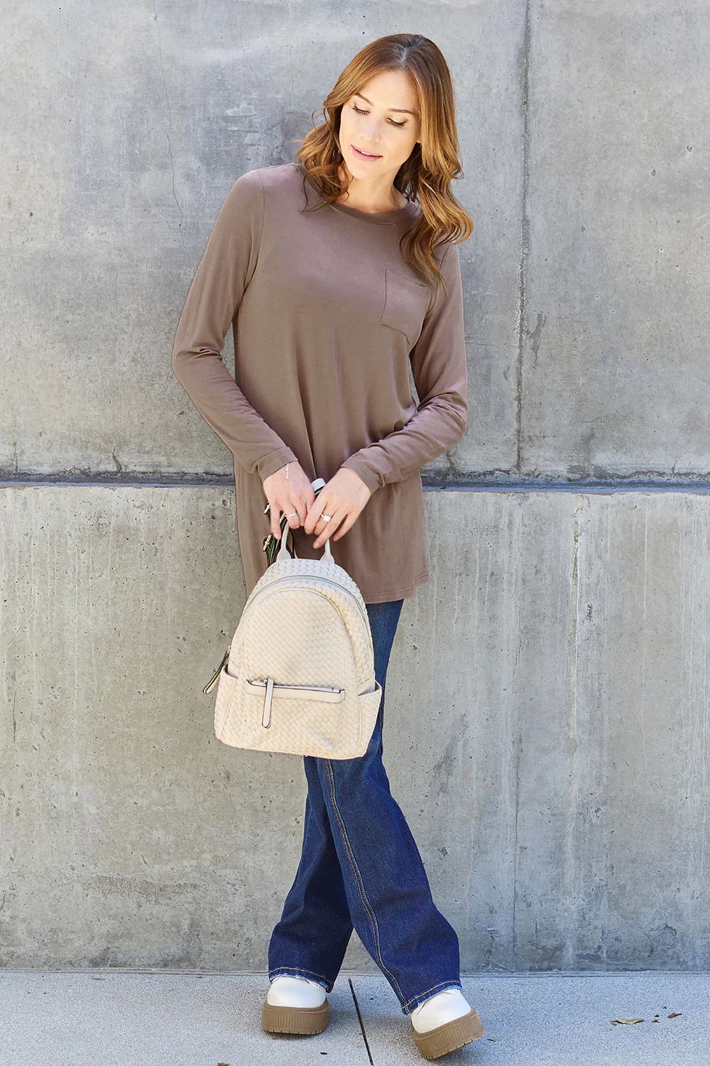 Basic Bae Full Size Round Neck Long Sleeve Top - Image 26