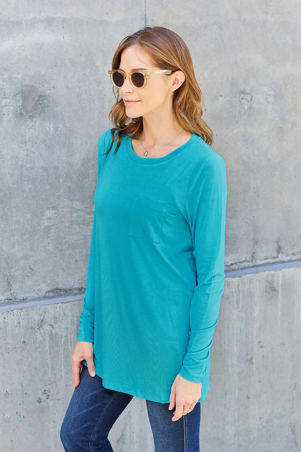 Basic Bae Full Size Round Neck Long Sleeve Top - Image 4