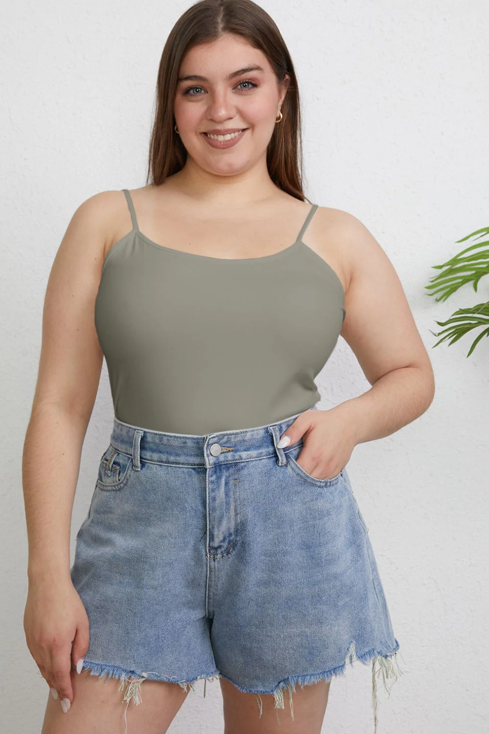 Basic Bae Full Size Round Neck Slim Cami - Image 15