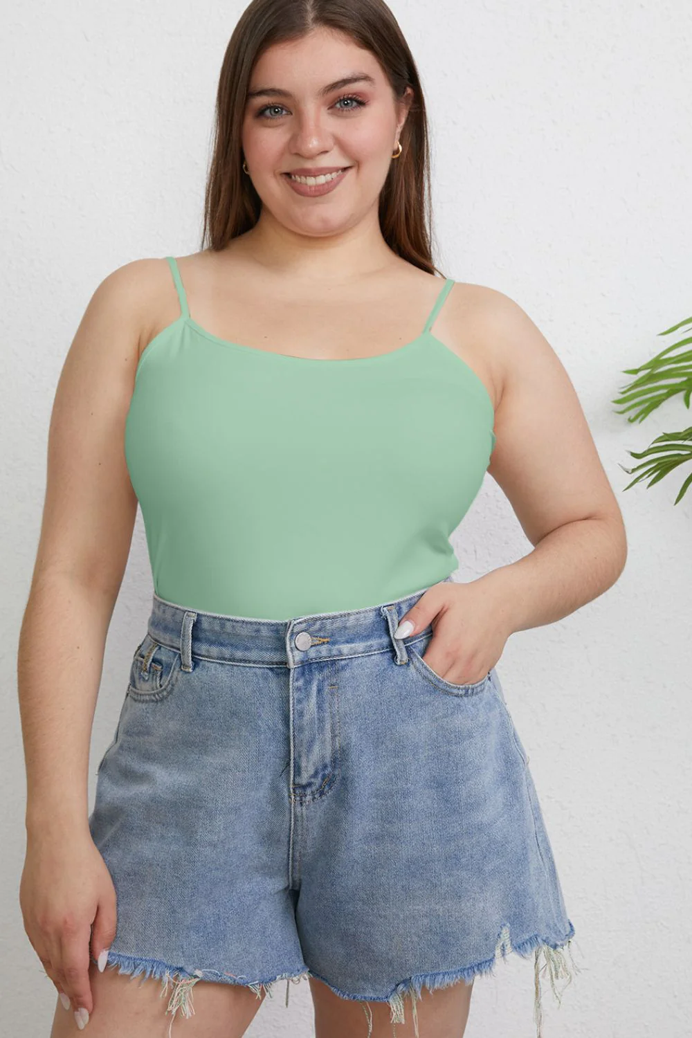 Basic Bae Full Size Round Neck Slim Cami - Image 30
