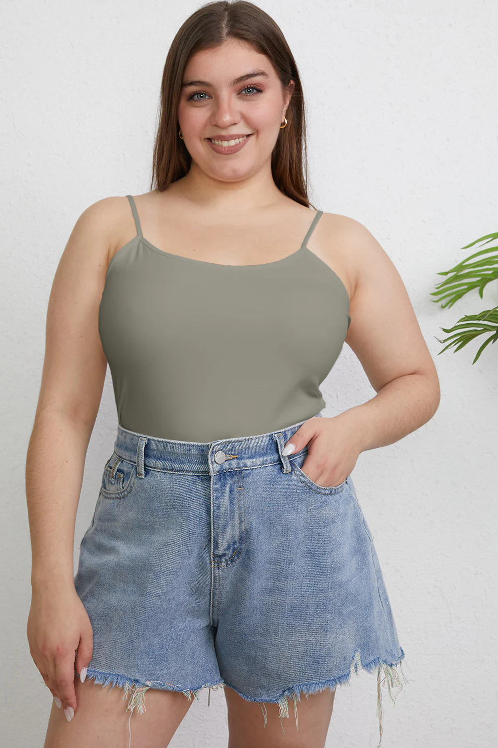 Basic Bae Full Size Round Neck Slim Cami - Image 36