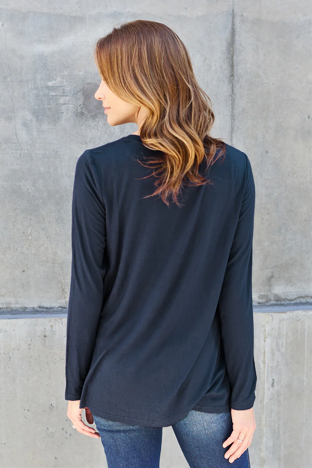 Basic Bae Full Size V-Neck Long Sleeve Top - Image 17