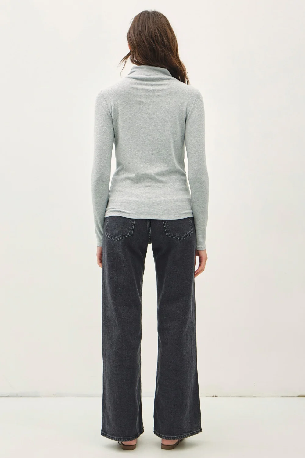 Be Cool Mock Neck Long Sleeve T-Shirt - Image 3