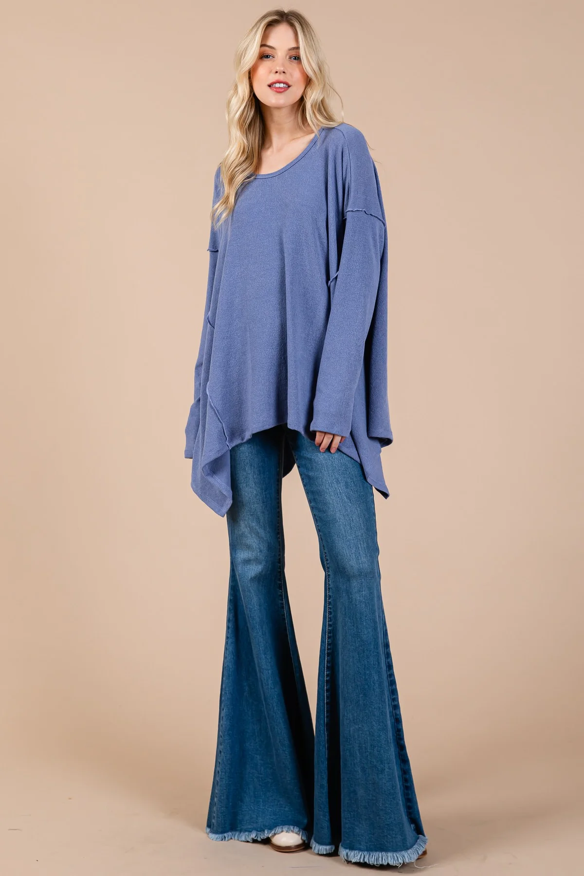 Ces Femme Asymmetrical Long Sleeve top - Image 7