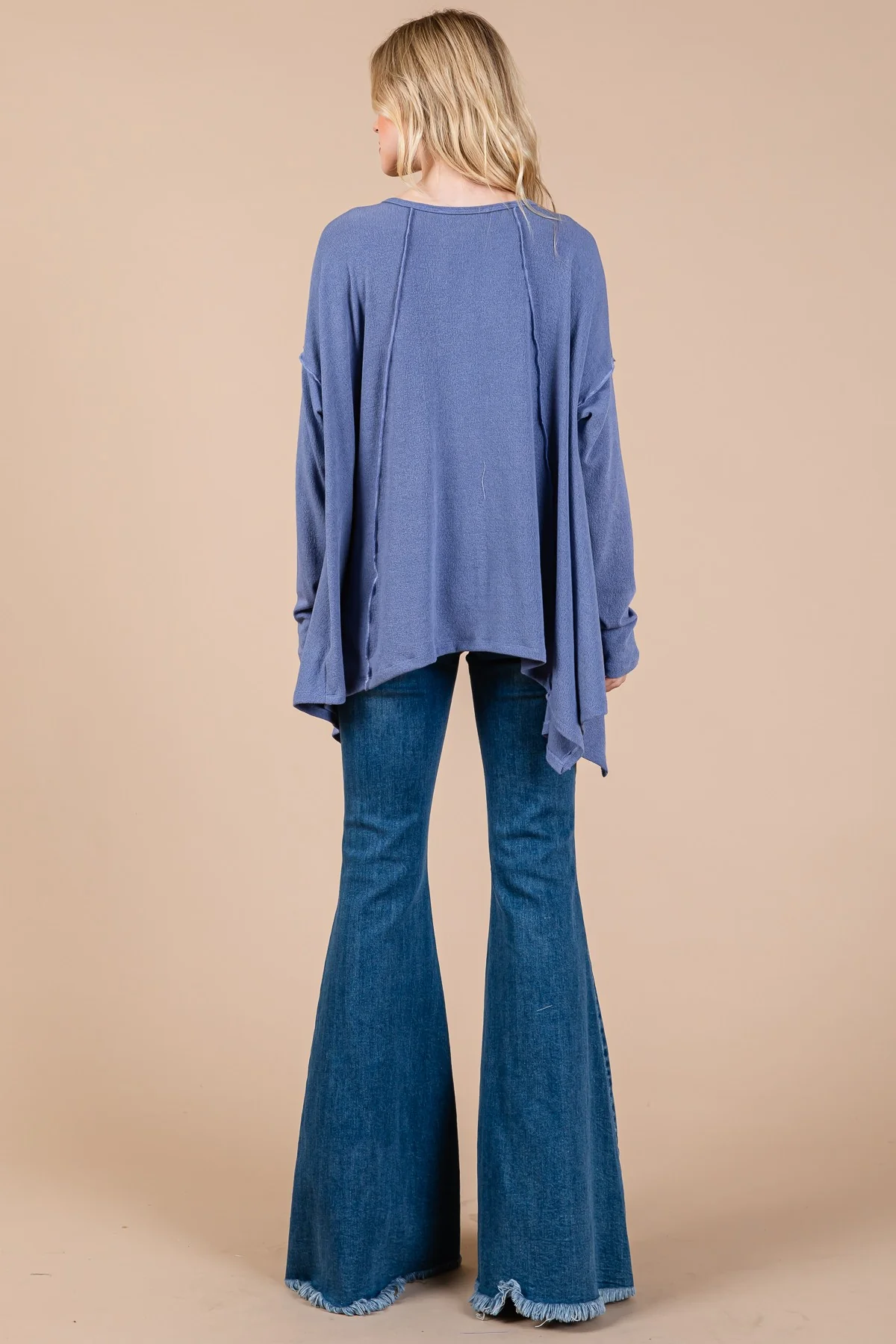 Ces Femme Asymmetrical Long Sleeve top - Image 8