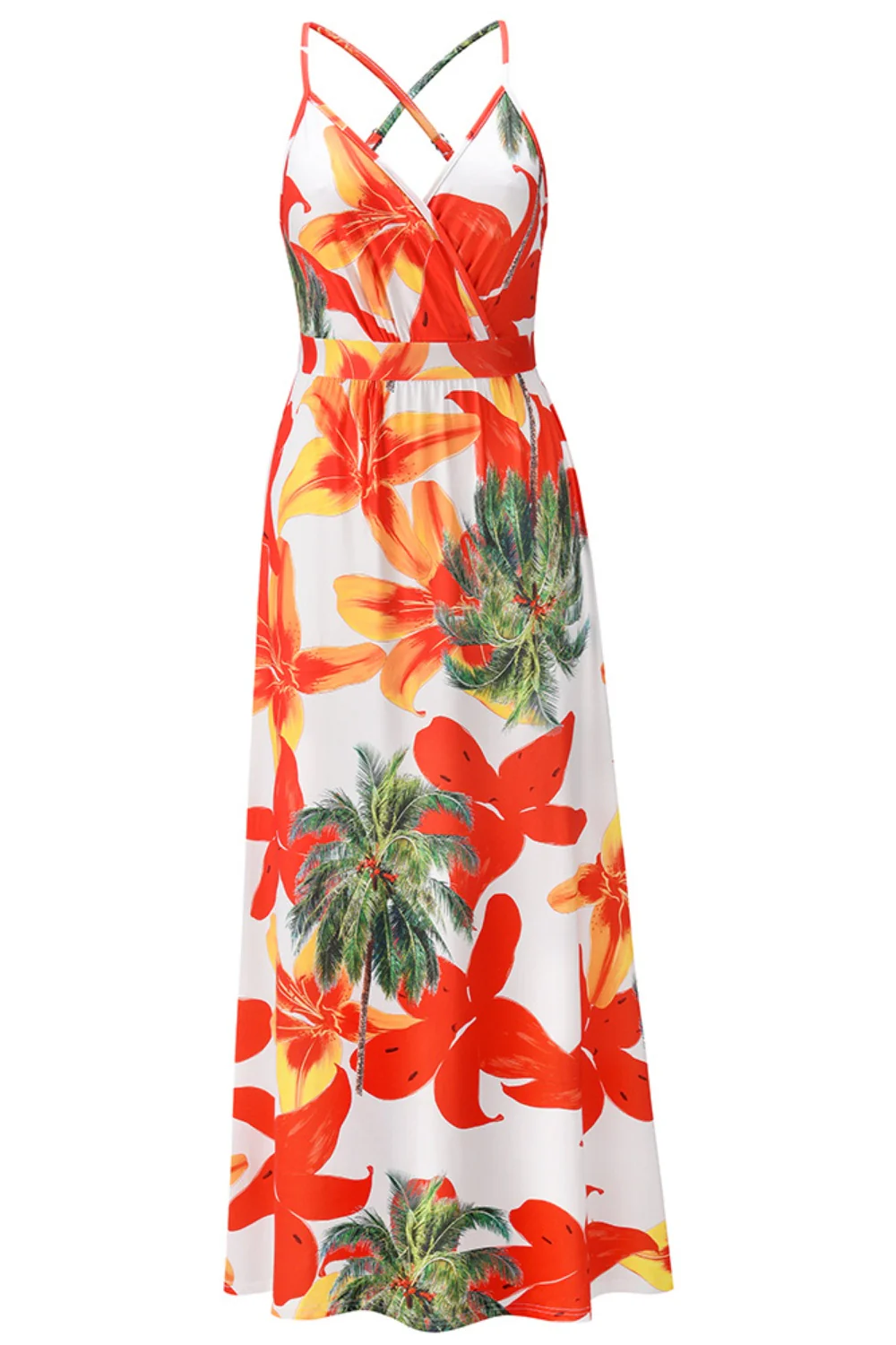 Crisscross Printed Surplice Cami Dress - Image 18