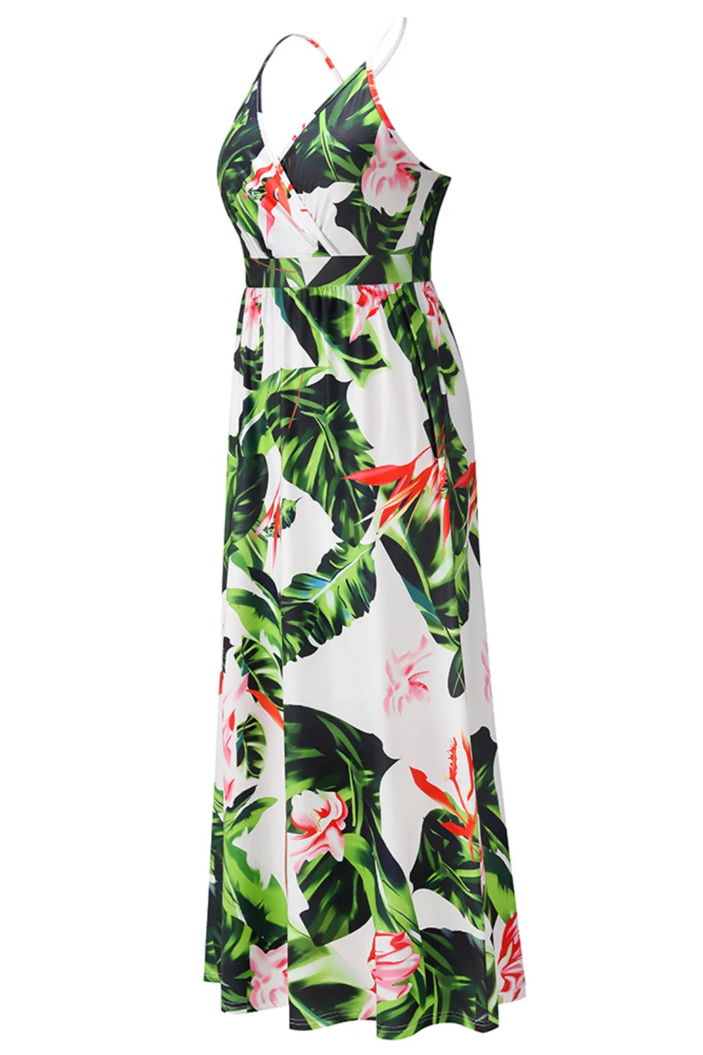 Crisscross Printed Surplice Cami Dress - Image 3