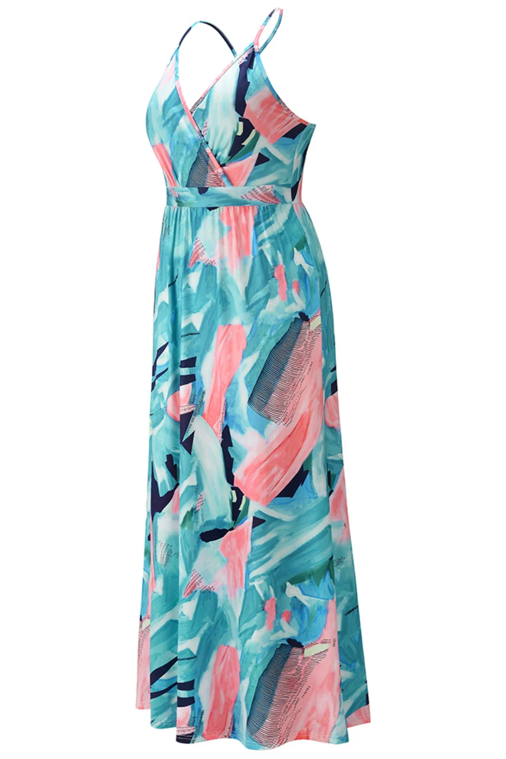 Crisscross Printed Surplice Cami Dress - Image 9
