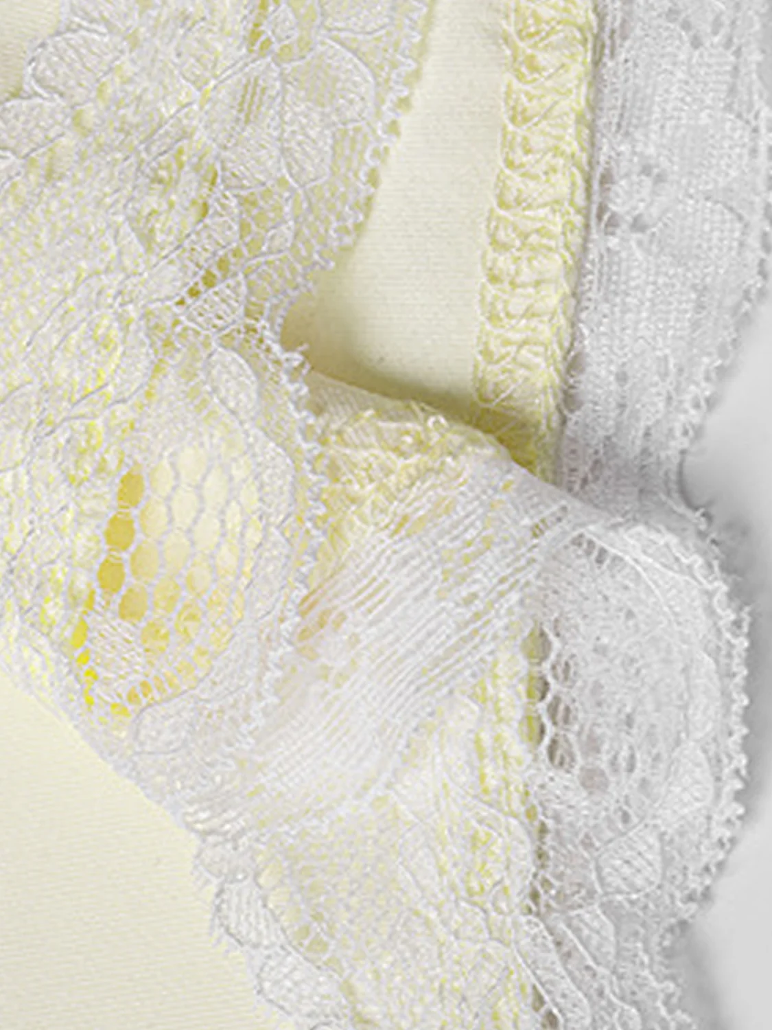 Devine Lace Detail V-Neck Long Sleeve T-Shirt - Image 19