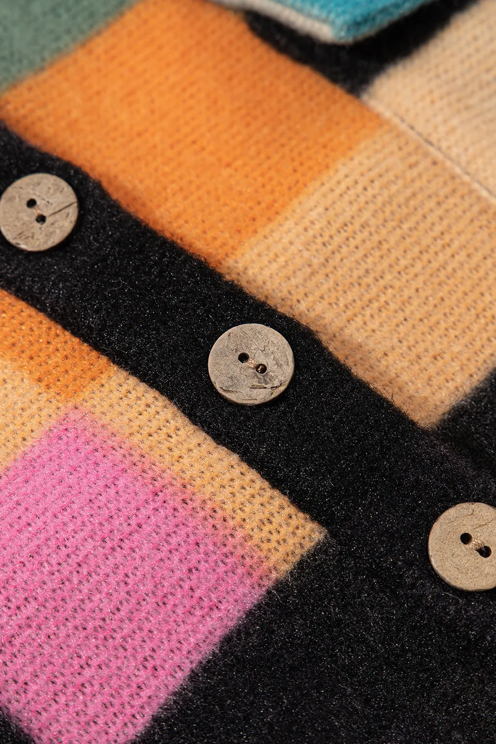 Drawstring Color Block Long Sleeve Hoodie - Image 6