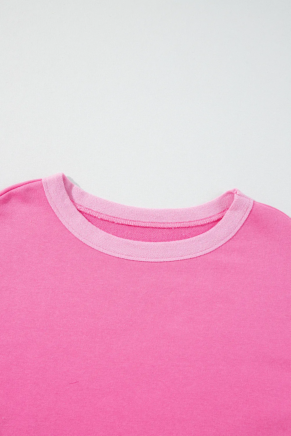 High-Low Round Neck Top and Shorts Set - Image 4