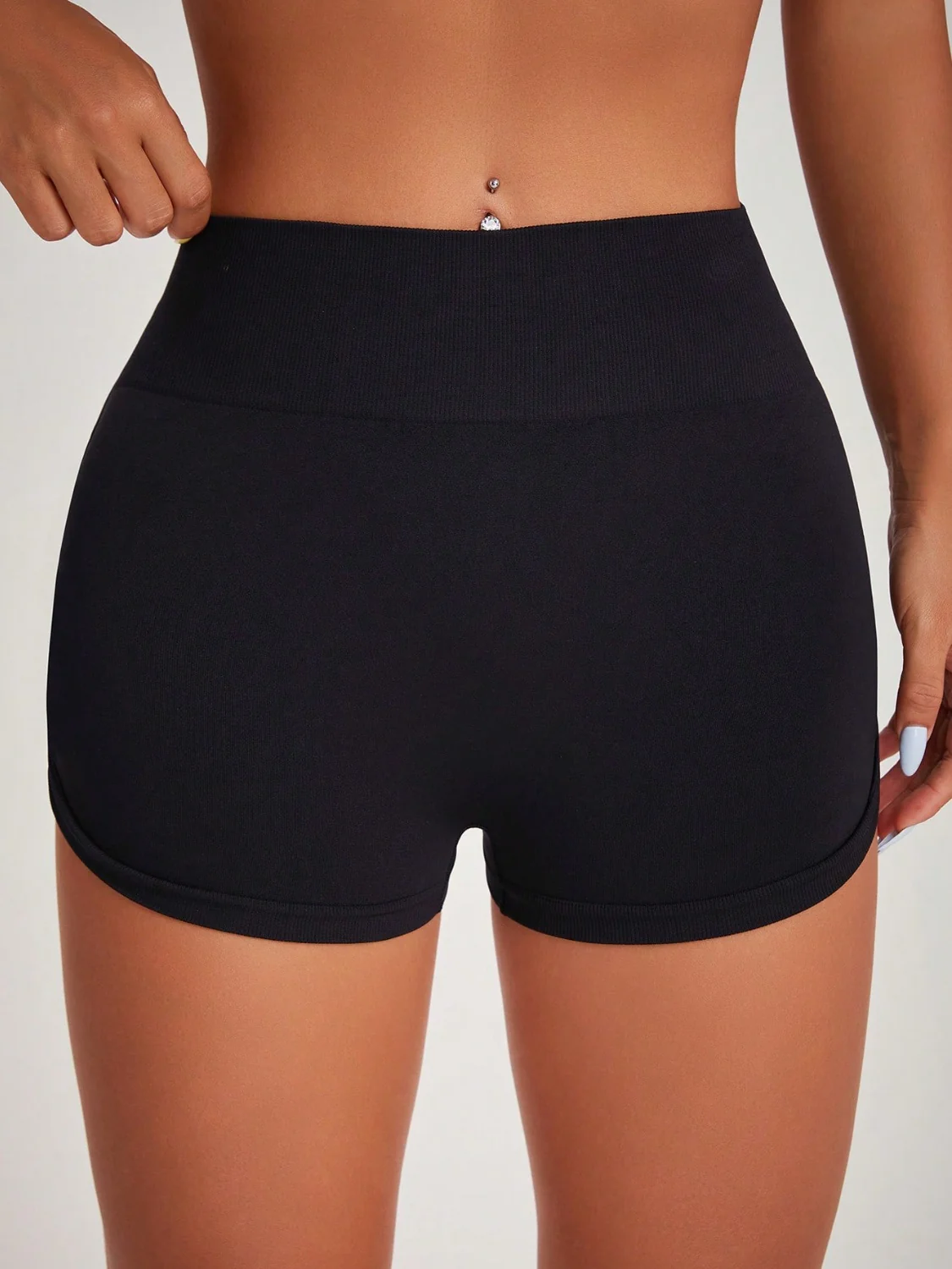 High Waist Active Shorts - Image 5