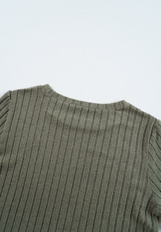 Leopard Round Neck Long Sleeve T-Shirt - Image 9