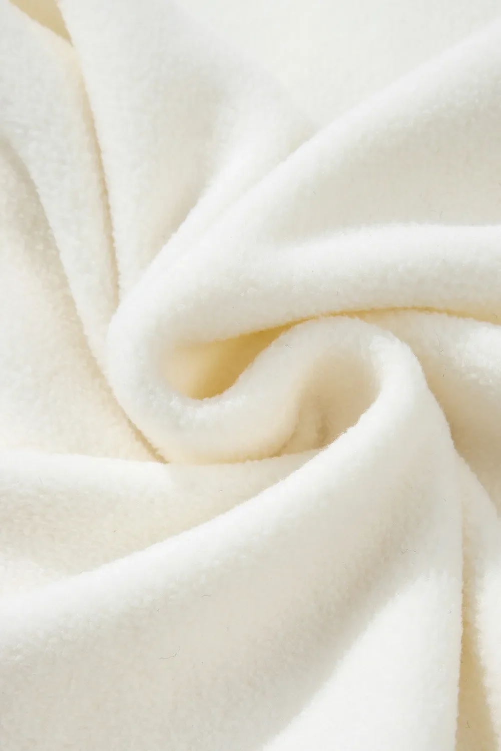 Mock Neck Long Sleeve Sherpa Sweatshirt - Image 6