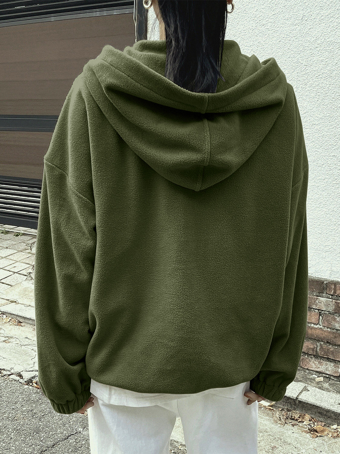 Mountain Quarter Zip Long Sleeve Hoodie - Image 5