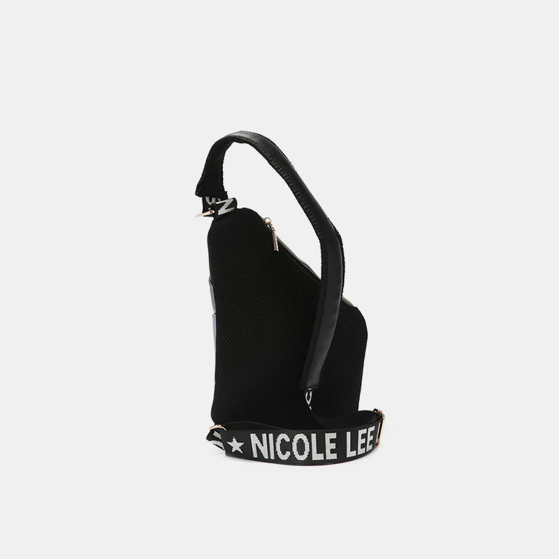 Nicole Lee USA Vegan Leather Leopard & Lip Pattern Crossbody Bag - Image 5