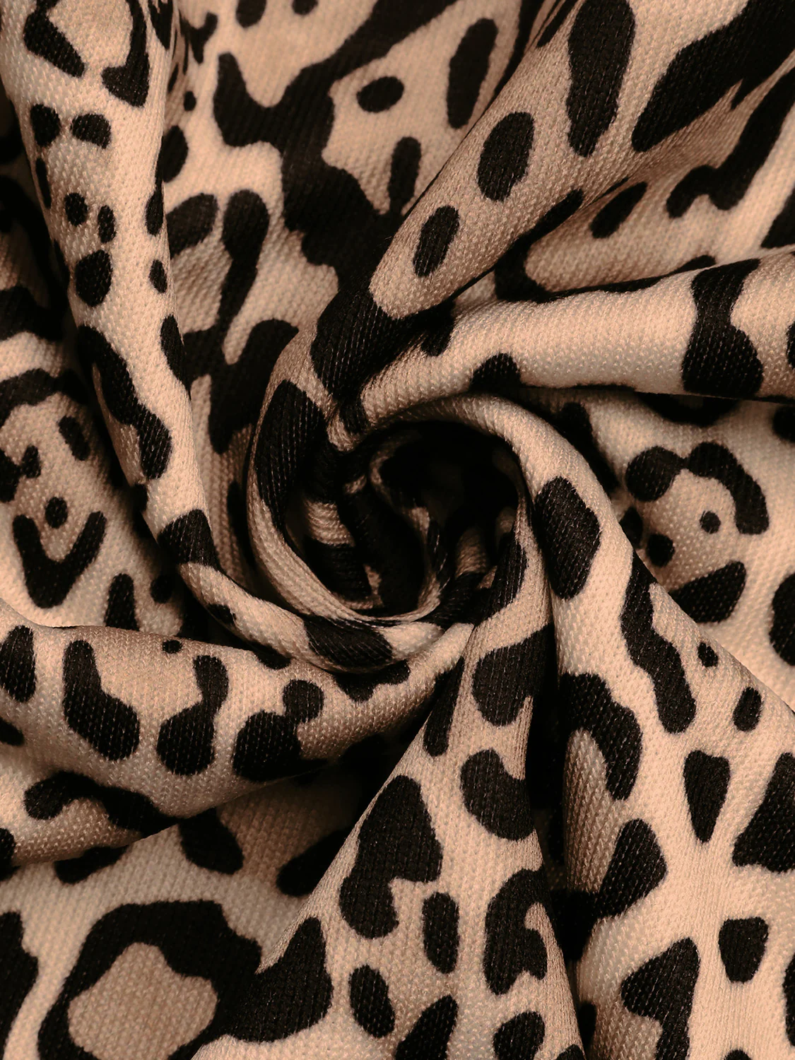 Perfee Leopard Open Front Long Sleeve Jacket - Image 5