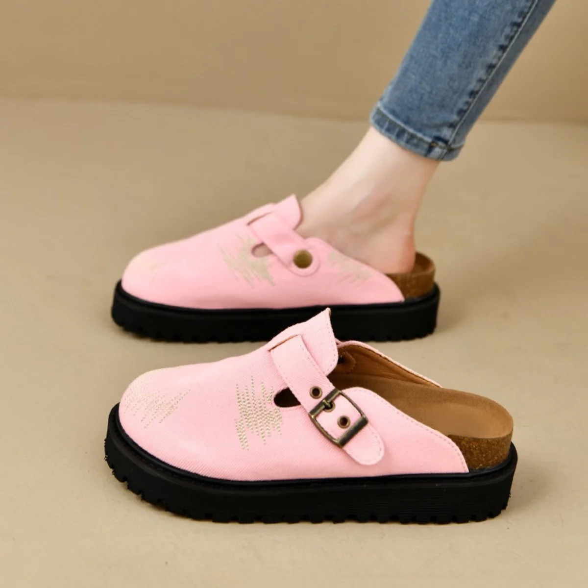 Round Toe Platform Loafers - Image 5