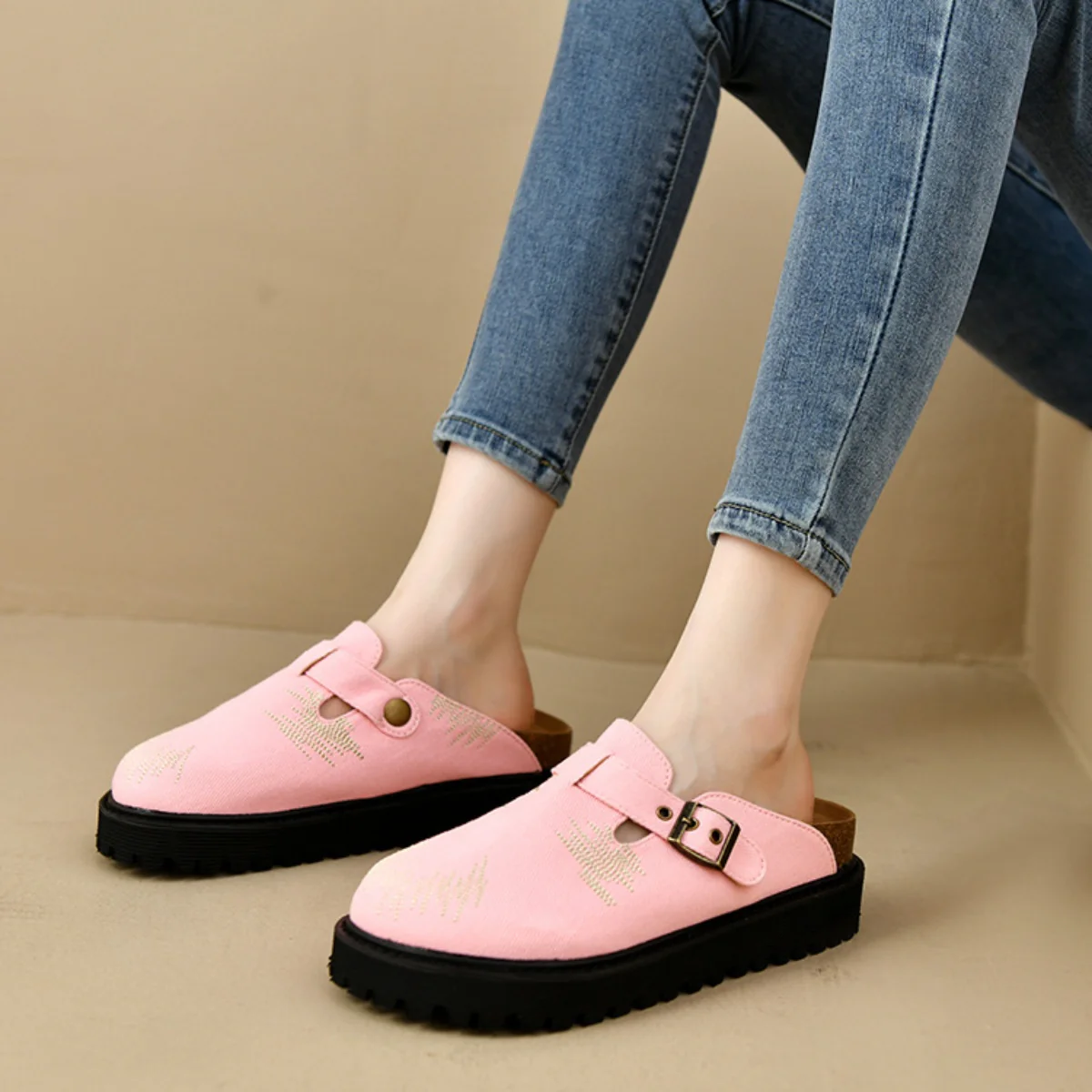 Round Toe Platform Loafers - Image 6