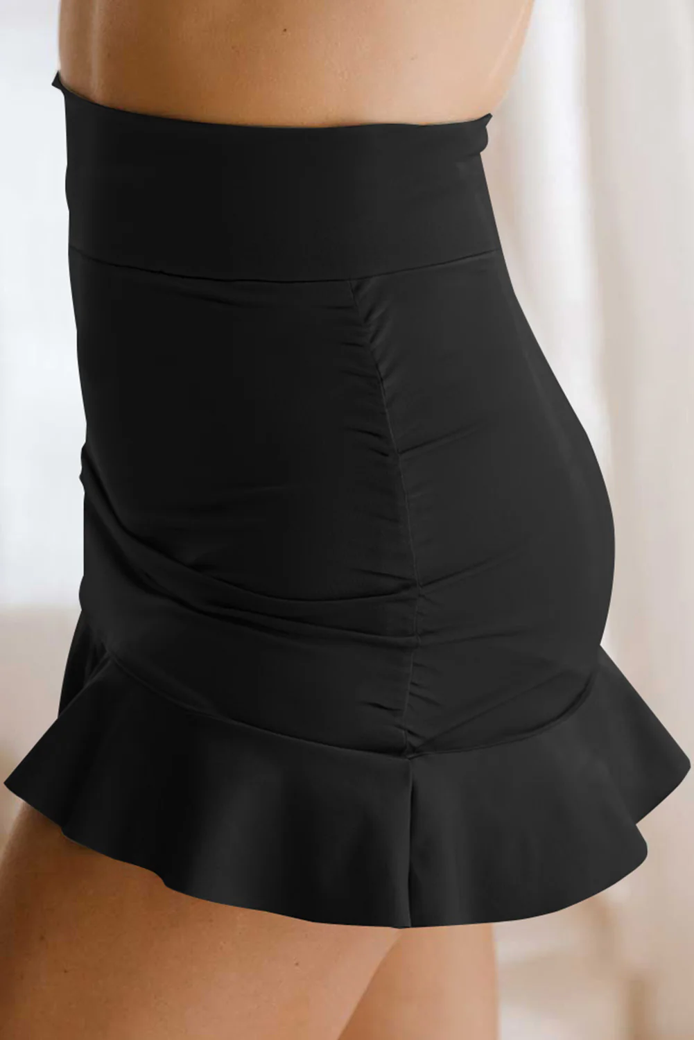 Ruffle Hem Swim Skirt - Image 3