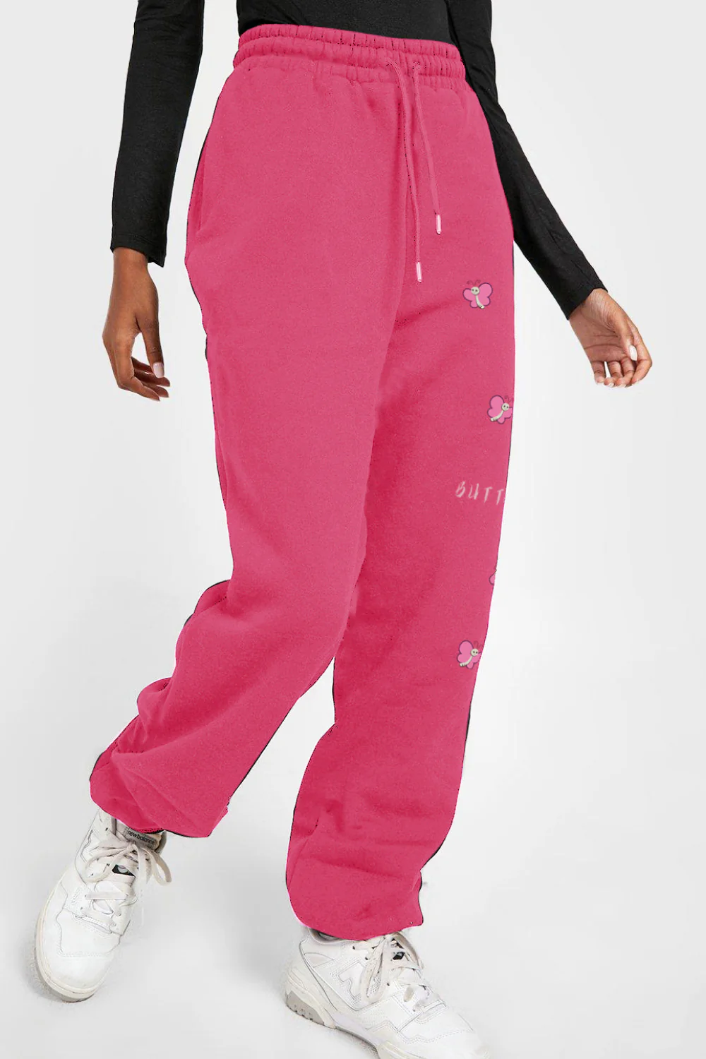 Simply Love Simply Love Full Size Drawstring BUTTERFLY Graphic Long Sweatpants - Image 7