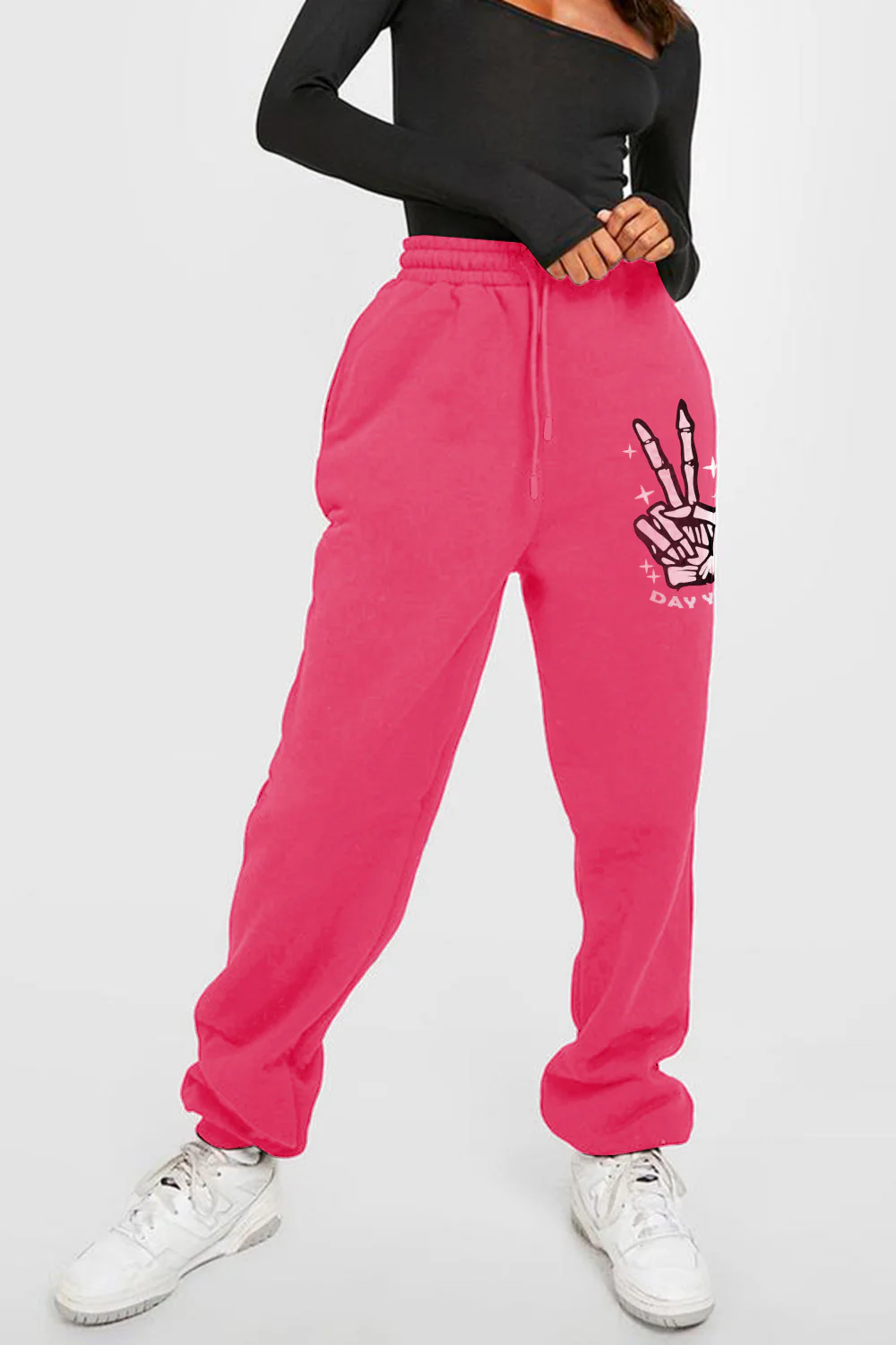 Simply Love Simply Love Full Size Drawstring DAY YOU DESERVE Graphic Long Sweatpants - Image 7