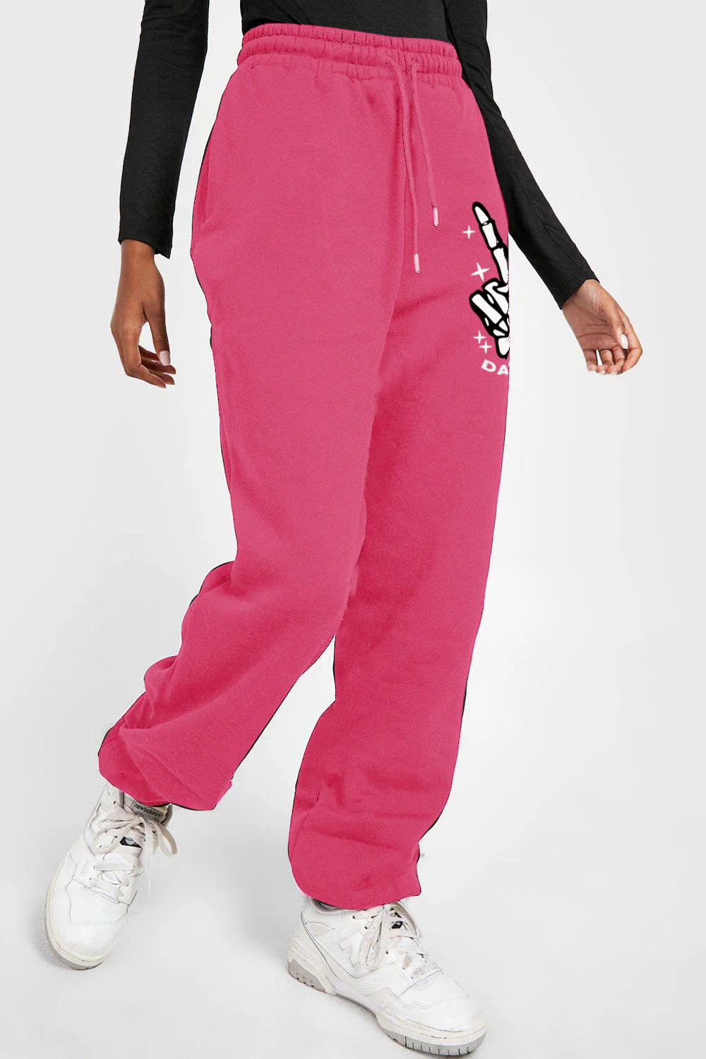 Simply Love Simply Love Full Size Drawstring DAY YOU DESERVE Graphic Long Sweatpants - Image 8