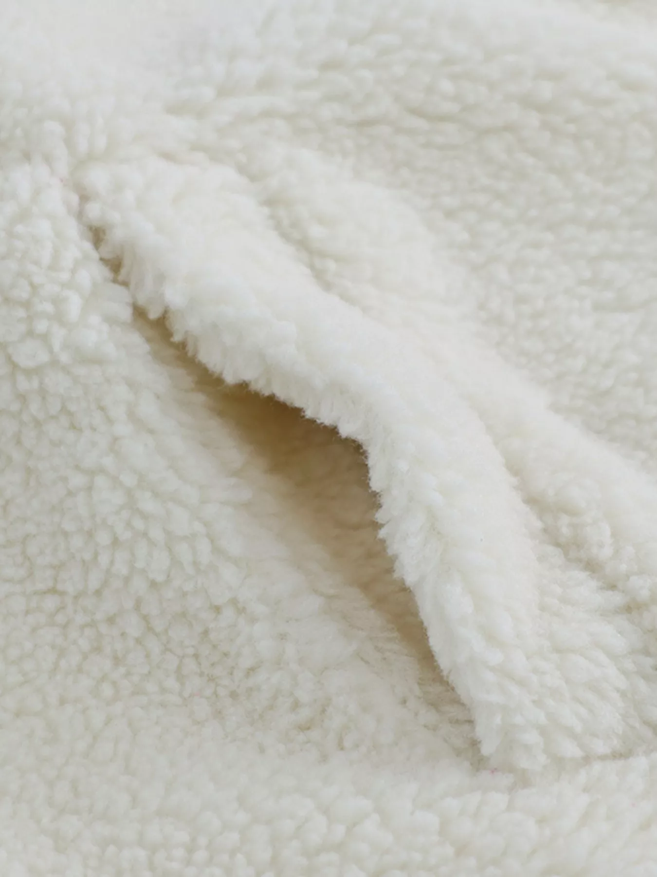 Snap Down Sherpa Vest Coat - Image 12