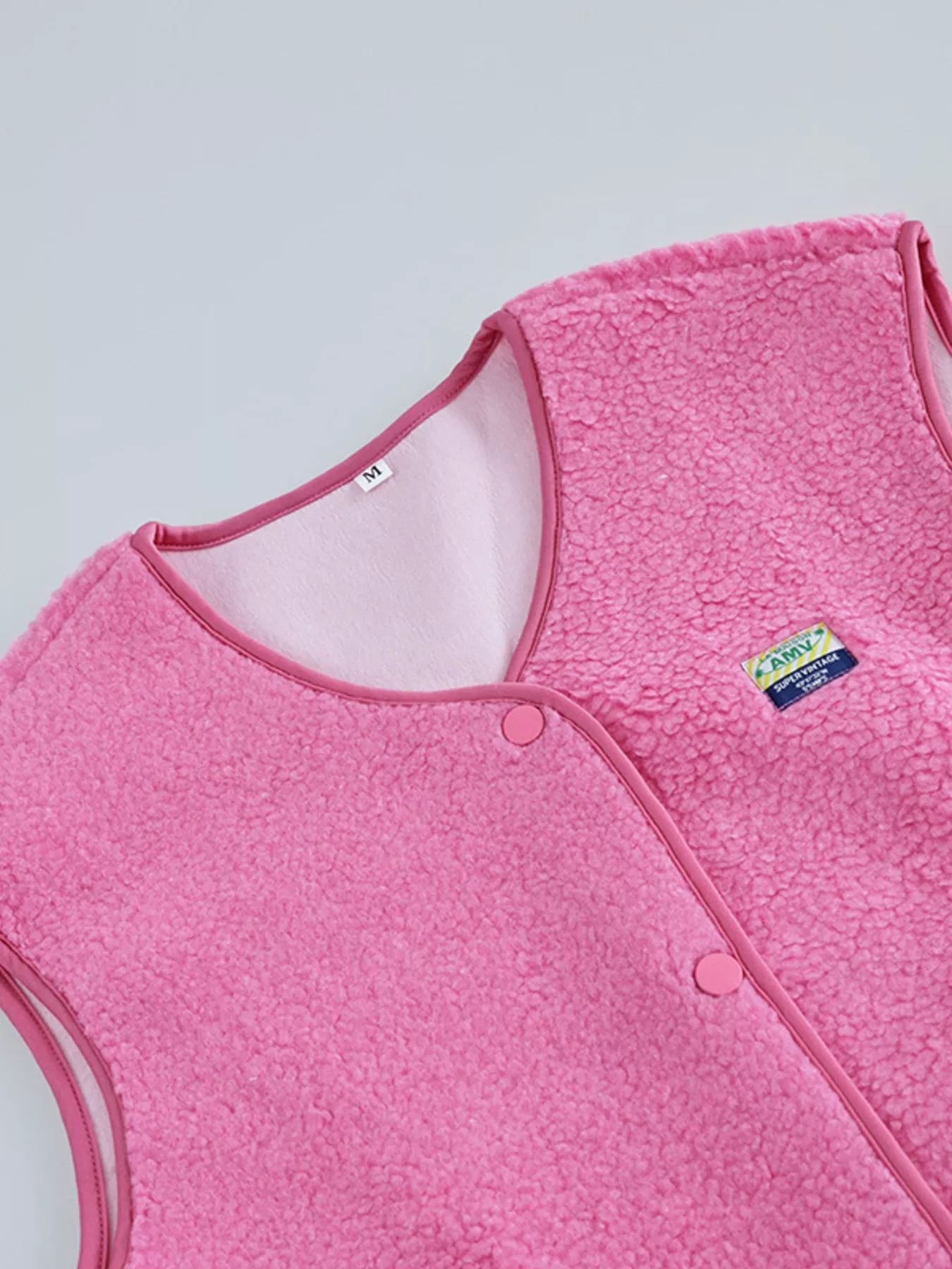 Snap Down Sherpa Vest Coat - Image 17