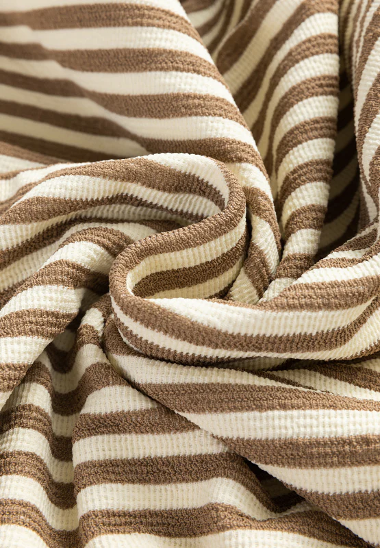 Striped Round Neck Long Sleeve Sweatshirt - Image 19