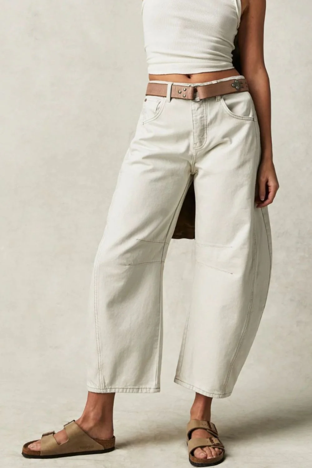 Wide Leg Jeans with Pockets - Image 18